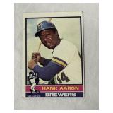 1976 Hank Aaron Baseball Card