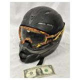 Kinetic Dot Racing Helment and Goggles