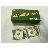 Remington 22 Subsonic Ammo