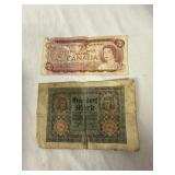 Collectible Canadian & German Paper Money Notes