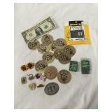 Lot of Mixed Badges & Pins