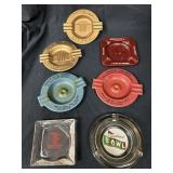Lot of 7 Ash Trays