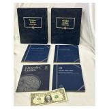 Empty Morgan Dollar Books and Other Coin Books