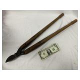 Vintage Wooden Handle Lopper