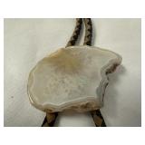 Polished Stone d Bolo Tie