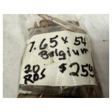 20 Rounds of 7.65x54 Belgium  Ammo