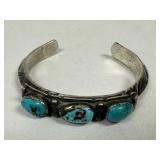 $$ Wolf Robe Acoma Sterlng Silver Bracelet $$