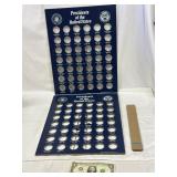NEW President's Of The U.S. Dollar Coin Board