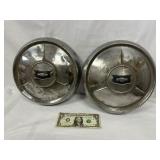 Lot of Chevy Hub Caps