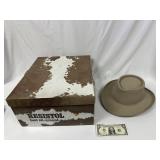 Resistol Boxed Cowboy Hat