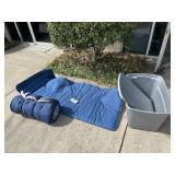 Nice Thermarest Blow Up Mattress, Sleeping Bag