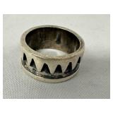 Vintage Taxco Mexico Sterling Silver Ring