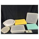 Nice Lot of 6 Larger Tupperware Containers