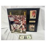 Joe Montana Cards and Autograph Photo