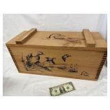 Wooden Ducks Unlimited Ammo / Storage Box