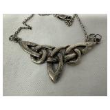 Celtic Knot Sterling Silver Pendant Necklace