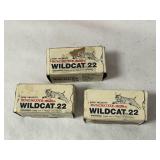 Lot of 3 Boxes of 22 Lr Wildcat