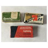 3 Boxes of Mix Brand 22 Lr