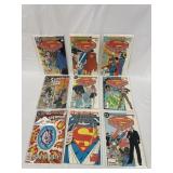 Lot of 9 Dc Superman Comics
