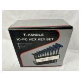 10 Piece Hex Key Set T- Handle