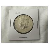 1965 Kennedy Hlaf Dollar Coin - 40% Silver - #2