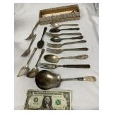 Cocktail Set and Mixed Sopons and Forks