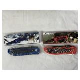 2 NEW Folding Pocket Knives - Boxed