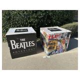 2 Cardboard Beatles Anthology Album Promo Boxes