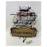 Miller Light Beer / Pat Green Neon Adv. Light