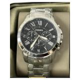 NEW Fossil Cased Men's Watch - Running
