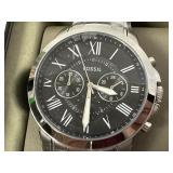 NEW Fossil Cased Men's Watch - Running