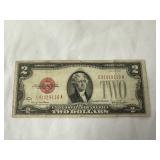 1928 Series D 2 Dollar Bill