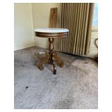 Small Italian Marbel Top Side Table