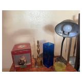 Mixed Lot Inc. Antique Desk Lamp