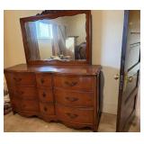 Vintage Dresser & Mirror-Matches 112-Great Shape
