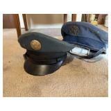 2 Military Hats & Patches