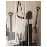 Lot Of Garden Tools/Shovels Inc Shears