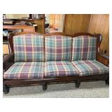 Ethan Allen Wingback Couch W Cushions