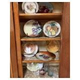 Mixed Lot Of Display Plates/ Cups In Shelves
