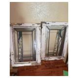 Pair Of Stained Glass Windows