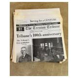 14 Copies Trenton Tribune 100 Year Anniversary