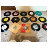 Lot Of 15 - 45 Records Inc Chant Of The Warrior