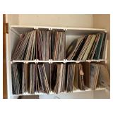 2 Shelves/Lg Lot Of Assorted Records
