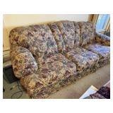 Floral Couch 85' Long