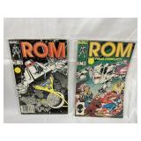 2 ROM Marvel Comic Books