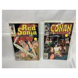 Conan & Red Sonja Marvel Comic Books