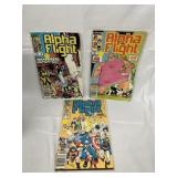 3 Marvel Alpha Flight Comic Books