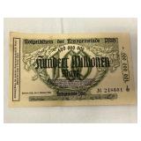 1923 German Hyperinflation Depression Currency
