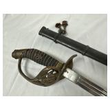 Nice German Prussian Military Sword With Scabbard