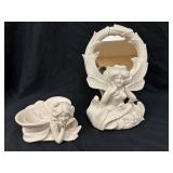 FF Taiwan Ceramic Fairy Decor Figurines
